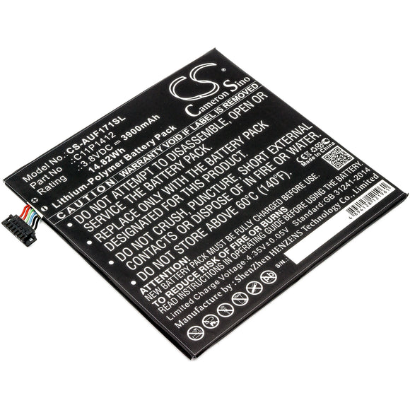 Battery for Asus ME171C 1A 0B200-01260000, C11P1412, C11P1412 (1ICP3/99/100) 3.