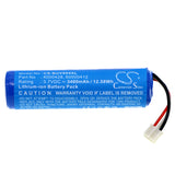 Battery for Burton UV604 LED 4000428, 60000412 3.7V Li-ion 3400mAh / 12.58Wh