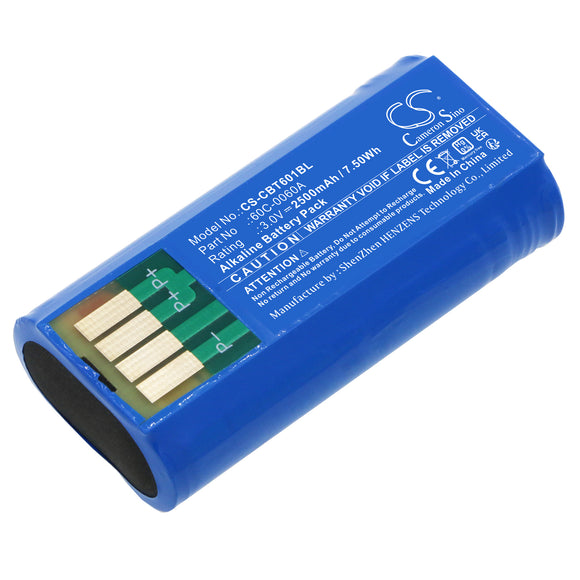 Battery for Cattron Theimeg 70C-0003KIT-C 60C-0060A 3.0V Alkaline 2500mAh / 7.5