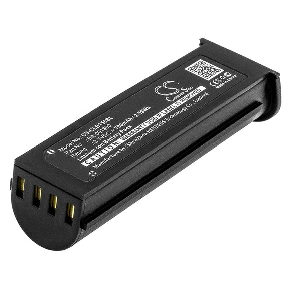 Battery for CipherLAB 1560 BA-001800, KB1A371802963 3.7V Li-ion 700mAh / 2.59Wh