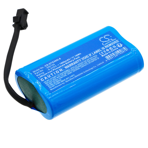 Battery for DOTLUX EXITtop 3679-1 3H 300154 6.2V LiFePO4 1800mAh / 11.16Wh