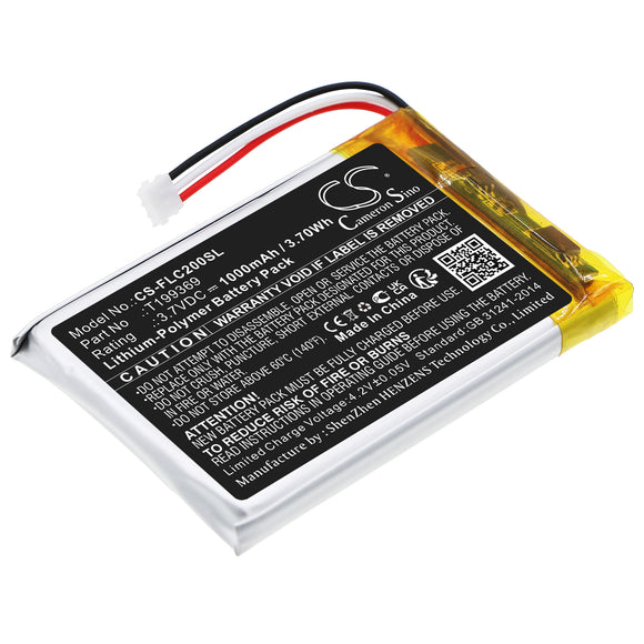 Battery for FLIR C3 T199369 3.7V Li-Polymer 1000mAh / 3.70Wh