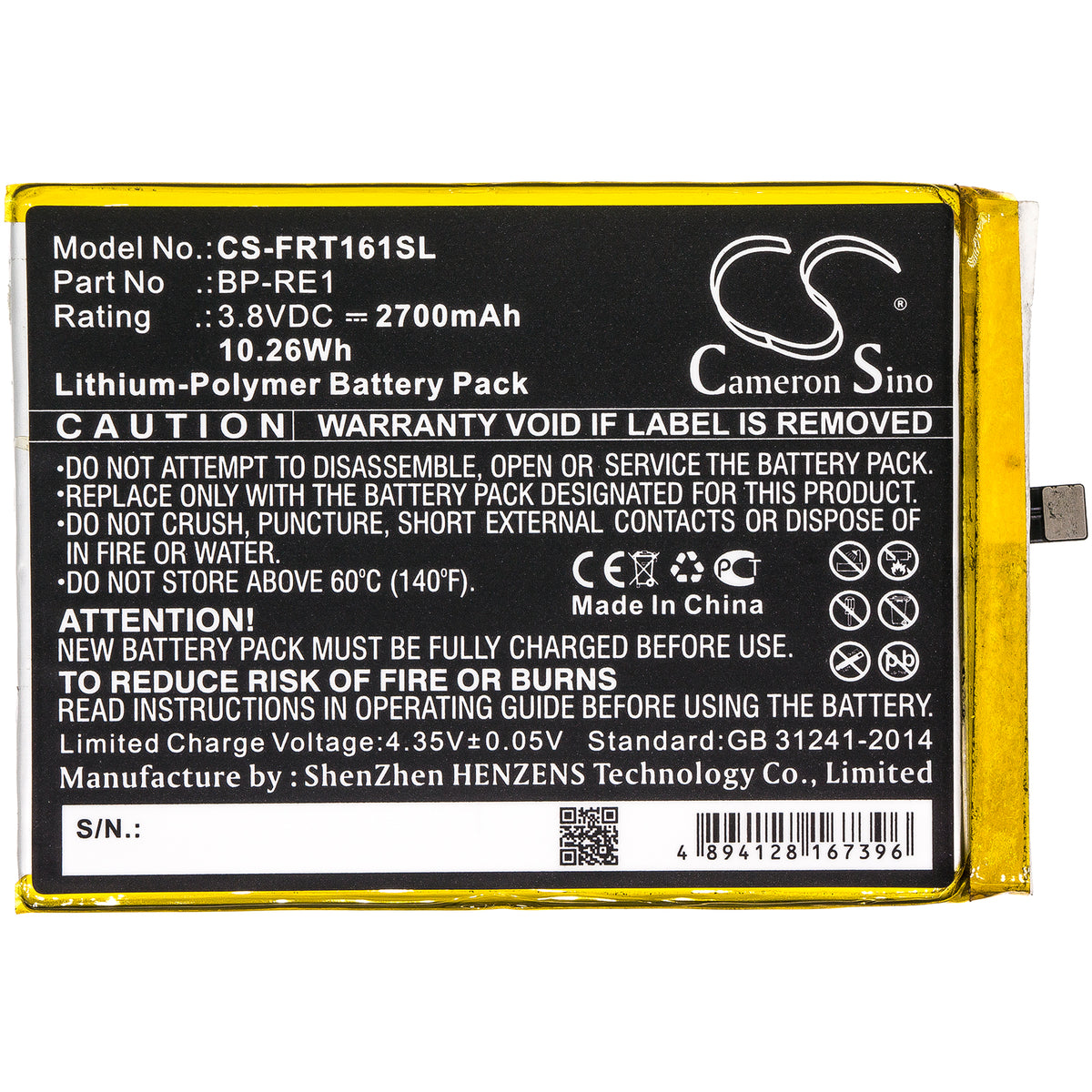 Batteria Asus C11P1328 Sostitutiva – 3,8V 5000mAh Li-Polymer Per Tablet