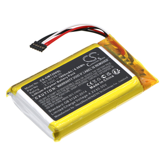 Battery for Garmin T20 GPS Dog Tracking Collars 361-00148-00 3.7V Li-Polymer 18