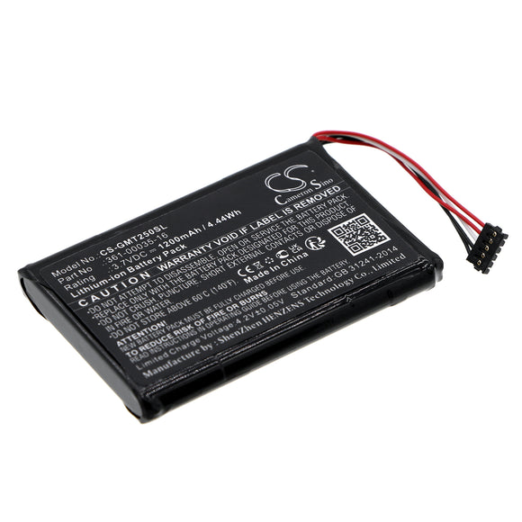 Battery for Garmin Alpha 100 361-00035-16 3.7V Li-ion 1200mAh / 4.44Wh