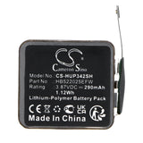 Battery for Huawei Watch GT3 42mm HB522025EFW 3.87V Li-Polymer 290mAh / 1.12Wh