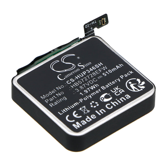Battery for Huawei Watch GT3 Pro 46mm HB572728EFW 3.87V Li-Polymer 510mAh / 1.9