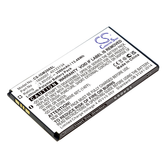 Battery for Inseego 5G Mifi M2100 1600007, 40123134 3.85V Li-Polymer 3500mAh / 