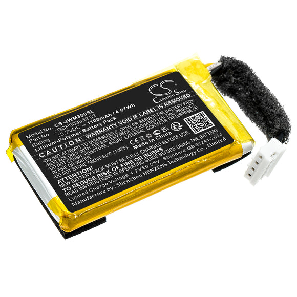 Battery for JBL Wind 3 GSP903052 02 3.7V Li-Polymer 1100mAh / 4.07Wh