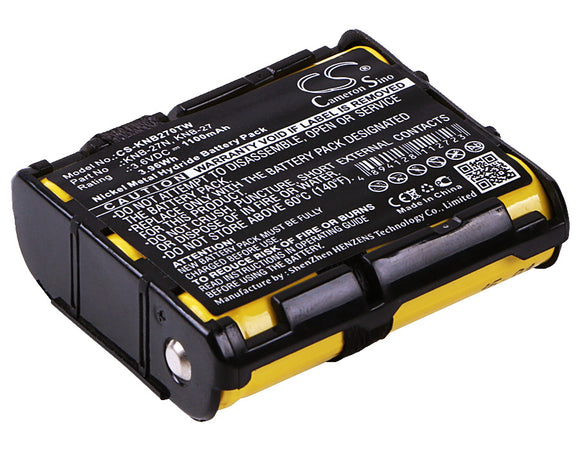 Battery for Kenwood TK-3130 KNB-27, KNB-27N 3.6V Ni-MH 1100mAh / 3.96Wh