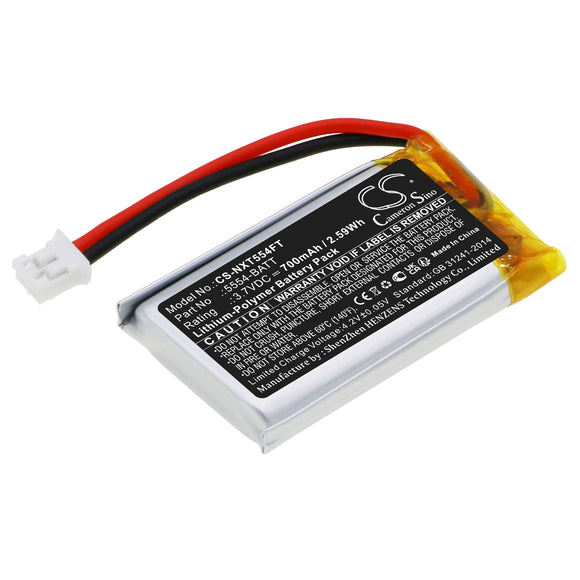 Battery for Nightstick XPR-5554G Headlamp 5554-BATT 3.7V Li-Polymer 700mAh / 2.
