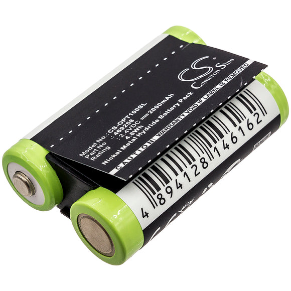 Battery for Optelec Compact Plus 469258, EP-1, LBL-00911A, RFD-01237 2.4V Ni-MH