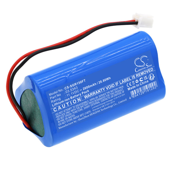 Battery for SCANGRIP VEGA 1500 CR 03.5343 11.1V Li-ion 2600mAh / 28.86Wh