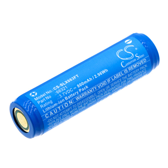 Battery for Streamlight MicroStream 66321 3.7V Li-ion 800mAh / 2.96Wh