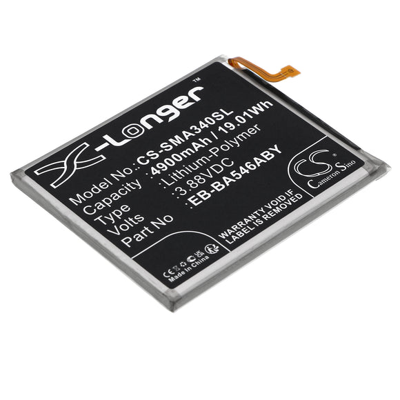 Battery for Samsung SM-A5460 EB-BA546ABY, GH82-31469A 3.88V Li-Polymer 4900mAh 