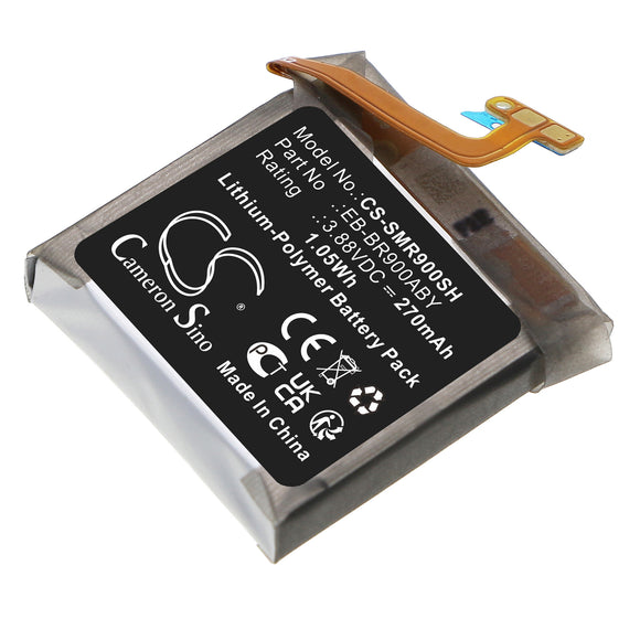 Battery for Samsung Watch 5 40mm EB-BR900ABY, GH43-05112A 3.88V Li-Polymer 270m