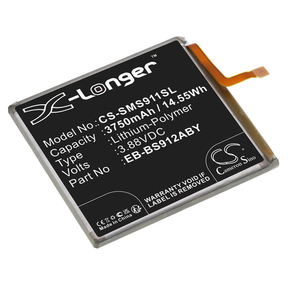 Battery for Samsung SM-S911U EB-BS912ABY 3.88V Li-Polymer 3750mAh / 14.55Wh