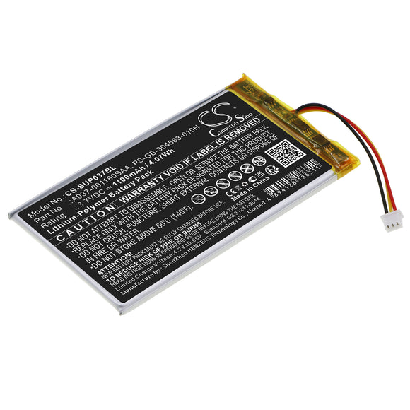 Battery for SumUp 3G A037-001180SAA, PS-GB-304583-010H 3.7V Li-Polymer 1100mAh 