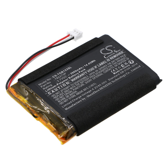 Battery for Tigermedia 1233 785273P 3.7V Li-Polymer 3900mAh / 14.43Wh