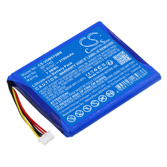 Battery for V-Tech HD Smart Wifi Video Monitor BP1763 3.8V Li-ion 2100mAh / 7.9
