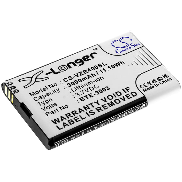 Battery for Kajeet SmartSpot V400 3.7V Li-ion 3000mAh / 11.10Wh