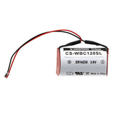 Battery for Winkhaus BC 12 LS14250 3.6V Li-SOCl2 1200mAh / 4.32Wh