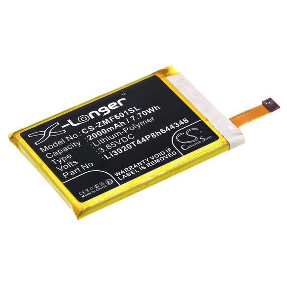 Battery for ZTE Pocket WiFi 801ZT Li3920T44P8h644348 3.85V Li-Polymer 2000mAh /
