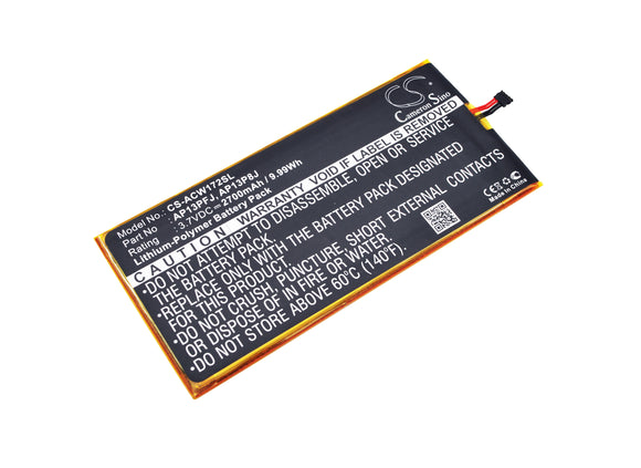 Battery for Acer Iconia B1-720 AP13P8J, AP13P8J(1ICP4/58/102), AP13PFJ, KT.0010G