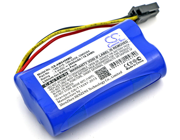 Battery for Covidien BIS VISTA 185-0152 7.4V Li-ion 2600mAh / 19.24Wh