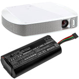 Battery for Acer Projector C205 MC.JH911.002, SMP 2ICR17/65 7.4V Li-ion 1850mAh 
