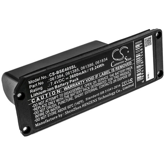 Battery for Bose Soundlink Mini 061384, 061385,061386, 061834 7.4V Li-ion 2600mA