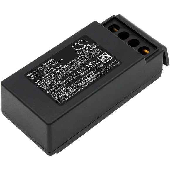 Battery for Cavotec M9-1051-3600 EX M5-1051-3600 7.4V Li-ion 2600mAh / 19.24Wh