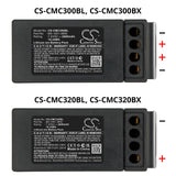 Battery for Cavotec M9-1051-3600 EX M5-1051-3600 7.4V Li-ion 2600mAh / 19.24Wh