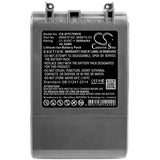 Battery for Dyson V7 968670-02, 968670-03 21.6V Li-ion 2000mAh / 43.20Wh