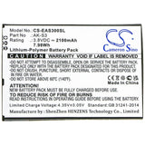 Battery for Emporia Smart 4 AK-S3 3.8V Li-Polymer 2100mAh / 7.98Wh