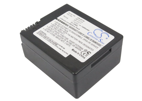 Battery for Sony DCR-PC350 NP-FF70, NP-FF71, NP-FF71S 7.4V Li-ion 1400mAh