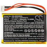 Battery for Harman/Kardon Esquire 2 CP-HK03, GSP805070 3.7V Li-Polymer 3500mAh /