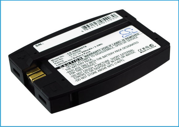Battery for HME SYS6100 BAT41, RF6000B 3.7V Li-ion 950mAh / 3.52Wh