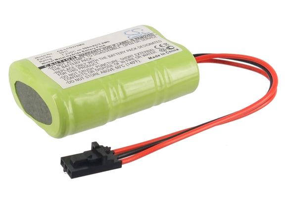 Battery for Lucas-Grayson Odiometer GSI37 5911 7.2V Ni-MH 500mAh / 3.60Wh