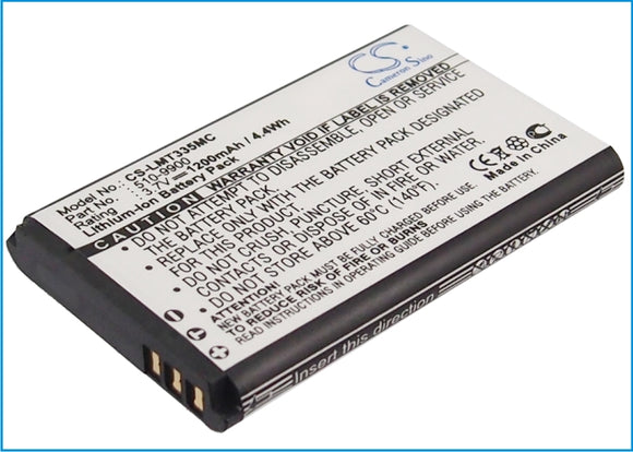 Battery for Polaroid DVG-720E RL-6C 3.7V Li-ion 1200mAh / 4.44Wh