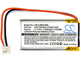 Battery for Logitech G Pro Wireless 533-000151 3.7V Li-Polymer 220mAh / 0.81Wh