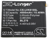 Battery for Motorola Moto G6 Play BL270 3.85V Li-Polymer 4000mAh / 15.40Wh