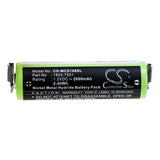 Battery for Moser Easy Style 1881 1852-7531 1.2V Ni-MH 2000mAh / 2.40Wh