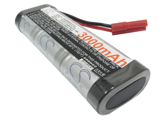Battery for RC CS-NS360D37C118 CS-NS360D37C118 7.2V Ni-MH 3600mAh