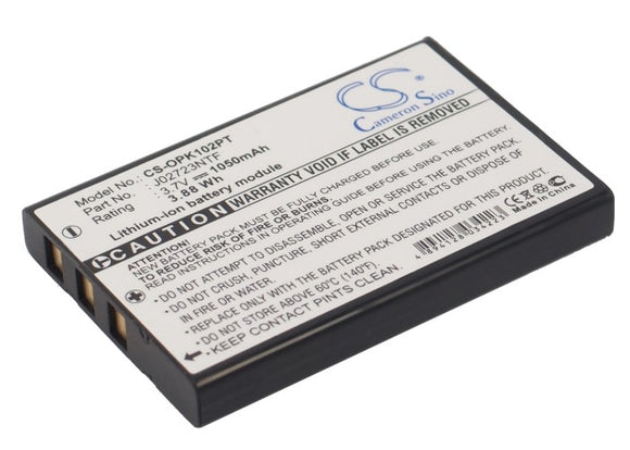Battery for Optoma PK102 Pico Pocket Projector AP-60, Z60 3.7V Li-ion 1050mAh / 