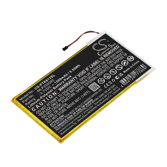 Battery for Pocketbook 611  MLP255085 3.7V Li-Polymer 1500mAh / 5.55Wh