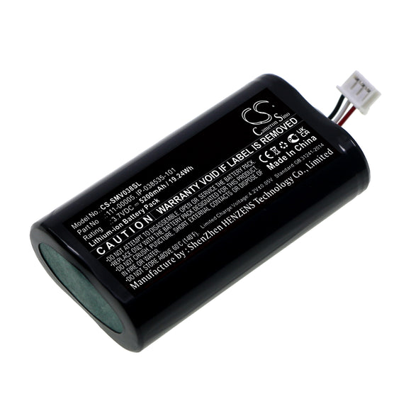 Battery for Sonos Roam 111-00005, IP-038535-101 3.7V Li-ion 5200mAh / 19.24Wh