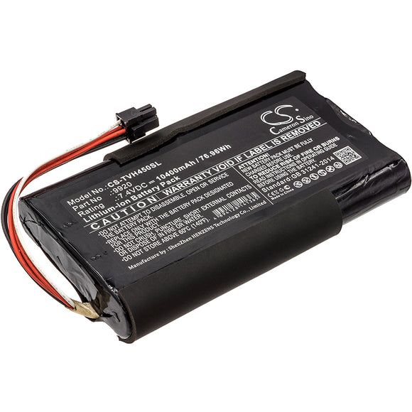 Battery for Televes H45 9920 7.4V Li-ion 10400mAh / 76.96Wh