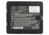 Battery for Panasonic HDC-SD900 VW-VBN390 7.4V Li-ion 3300mAh / 24.42Wh