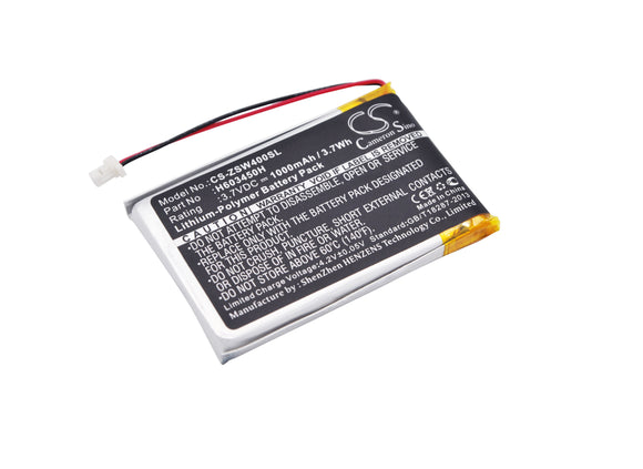 Battery for IZZO Swami 4000 H603450H 3.7V Li-Polymer 1000mAh / 3.70Wh